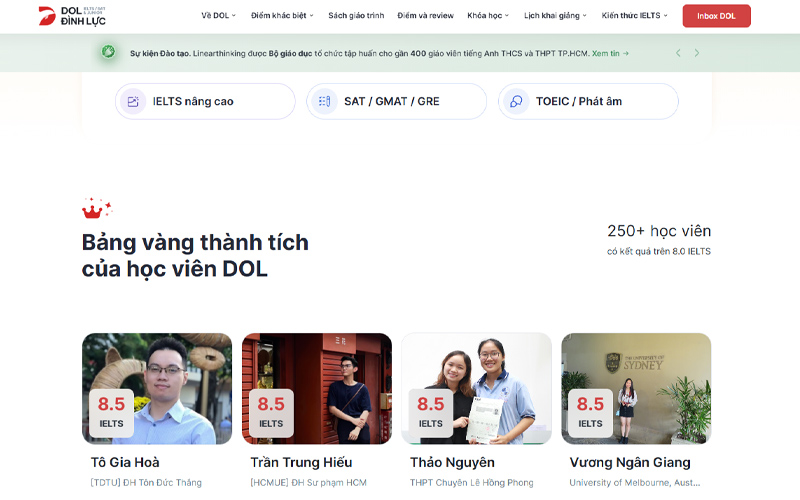trung tâm luyện thi