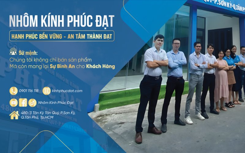 Top 10 Công Ty Sản Xuất Sản Phẩm Nhôm Kính Tốt Nhất Tp.HCM 3 sản xuất sản phẩm nhôm kính